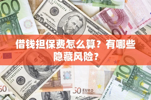 济南借钱担保费怎么算？有哪些隐藏风险？