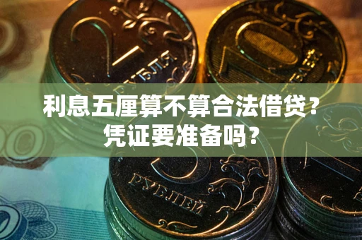 济南利息五厘算不算合法借贷？凭证要准备吗？